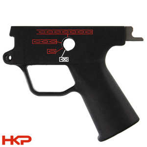 HK MP5, HK33, HK53, HK93 Grip Housing - 4 Position Pictogram 0,1,3,F - Push Pin - 9mm, 5.56 / .223
