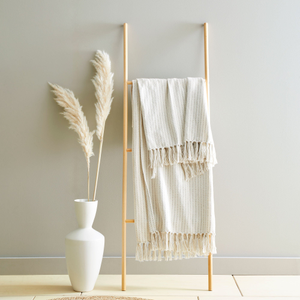 Drift Quinn Cotton 200cmx200cm Throw Cream