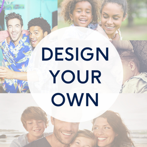 Collage Designer Personalised Photo Upload Square Card