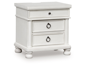 Default Title Rowlenstown Antique White Three Drawer Night Stand