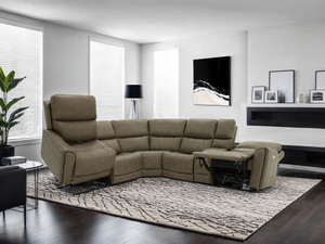 Default Title Orpheus Brown Power Sectional w/ Lift Chair