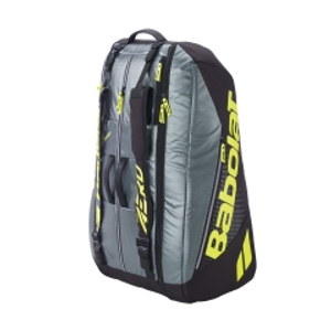 Babolat Pure Aero x 12 Borsa - Metallic Grey/Black/Fluo Yellow