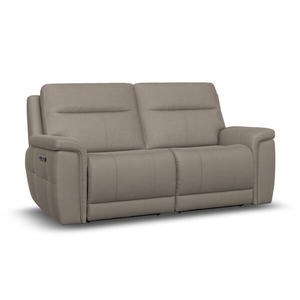 Dalton 3 Seater Electric Recliner Sofa in Bella Latte Fabric