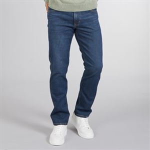 Wrangler Mens Greensboro Straight Fit Jeans Valor