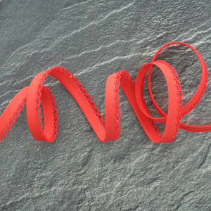 Biais replié picot - Corail