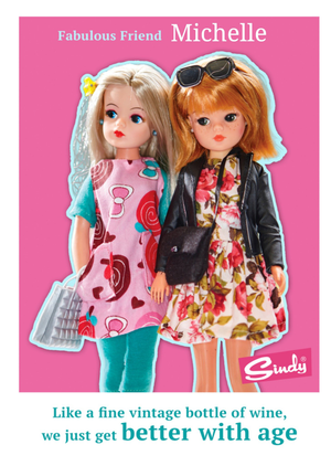Sindy Fabulous Friend We Just Get Better With Age Birthday Card