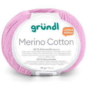 Laine à tricoter Merino Cotton Gründl