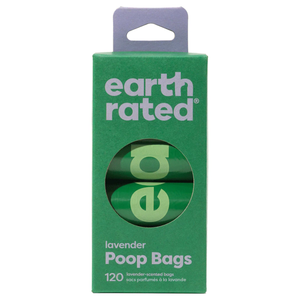 Earth Rated Standard Poop Bags (Lavender) - Pack Size : 120 Bags