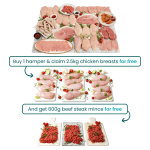 Spring triple stack hamper