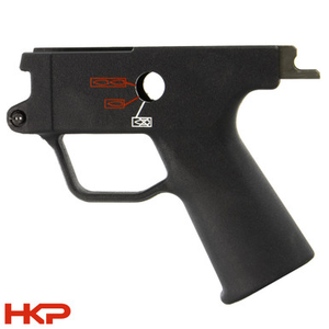 HK MP5, SP5, HK93 Trigger Housing - Burst 3 Position 0,1,2 Pictogram - Clipped and Pinned