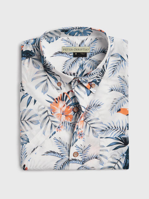 White Toucan Hawaiian Shirt