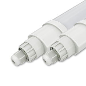 2x Réglette LED 60 cm - IP65 Étanche - 12W - 120 lm/W - 4000K - Raccordable - garantie de 3 ans