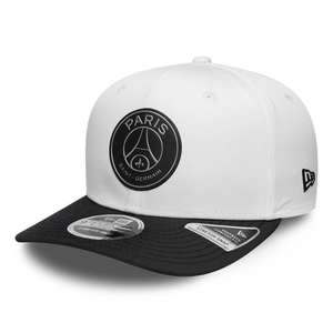 Paris Saint-Germain Metallic White 9SEVENTY Stretch Snap Adjustable Cap
