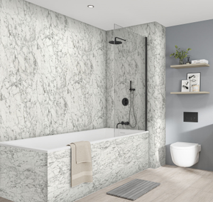 Wetwall Milano Marble 10mm Elite Panel Tongue & Groove - 2.42m x 1.2m
