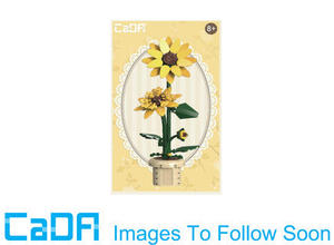 CaDA Sunflower Building Block Planter Brick Model 187pcs C59030W