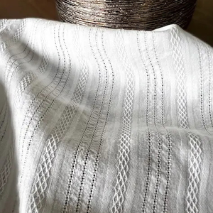 Tissu broderie Iris blanc - My Dress Made