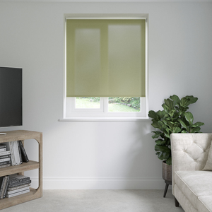 No Drill Gemini Sage Green Roller Blinds: 620mm x 860mm Recess