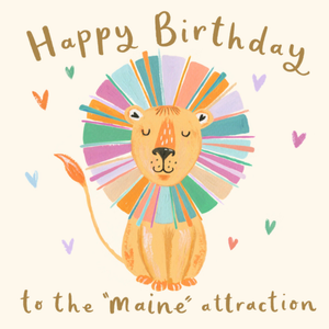 Moonpig To The Maine Attraction Funny Birthday Card