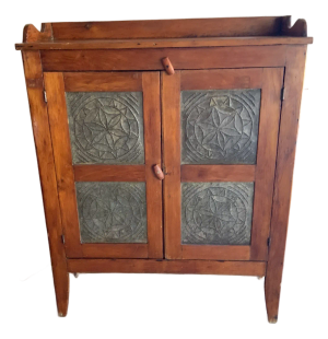 19th Century Pine and Poplar Pie Safe
