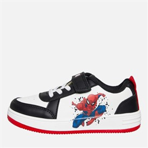 Spiderman Infant Boys Cupsole Trainers White/Black/Red