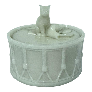 Early 20th Century Portieux Vallerysthal Powder Jar