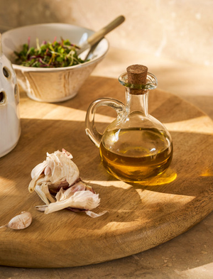 Murcot Oil Bottle - Recycled Glass, Clear