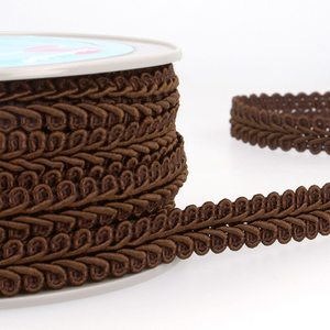 Galon épi style Chanel - Chocolat
