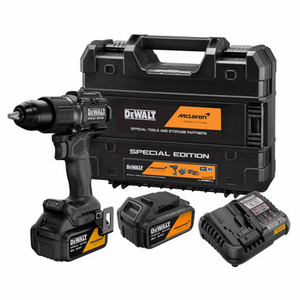 Dewalt DCD86MP2T 18V McLaren F1 Hammer Drill Driver with 2x 5.0Ah Batteries & Charger