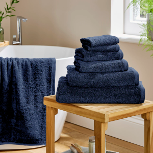 Supersoft Towels 600GSM - Navy Hand Towel