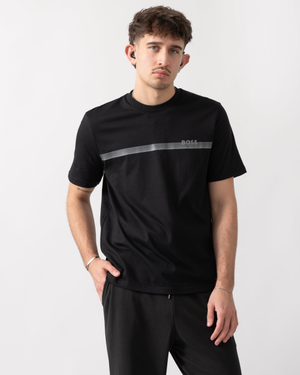 BOSS Orange Authentic Mens Loungewear T-Shirt 50561470 - Black 004