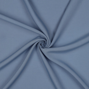Tissu tencel effet peau de pêche - Bleu charette