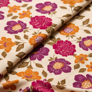 Tissu viscose Dalia crème - Lise Tailor