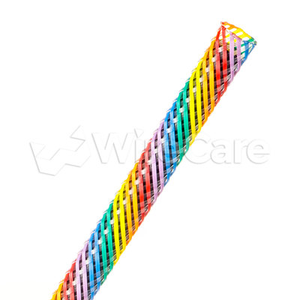Flexo® PET - 1/4" - Rainbow Clear w/ 3 end - Used For Full Coverage