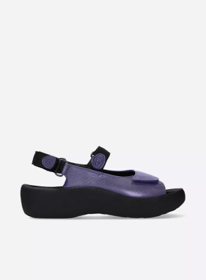 Jewel - purple leather - Purple, 36