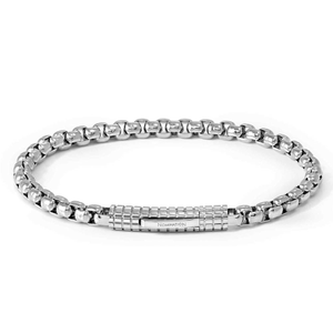 Manvision Stainless Steel Box Chain Bracelet