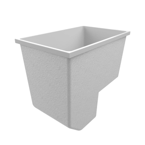 1100 x 600 Seated Soaking Tub – 1000mm Depth – Rectangular – Omnitub