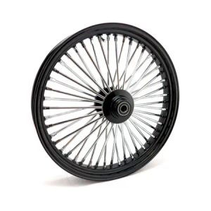 Doss Radial 48 Fat Spoke 3.50 X 23 Single Flange TUV Front Wheel In Black (052-14531)