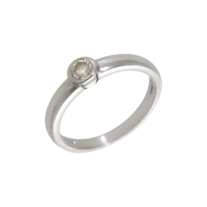 Pre-Owned Platinum 0.15ct Diamond Solitaire Ring