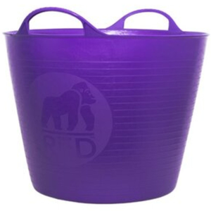 Gorilla Flexible Tub Purple 26L | Heavy Duty Multi-Purpose Carry Tub