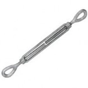  1" x 06" Eye & Eye Galvanized  Turnbuckle