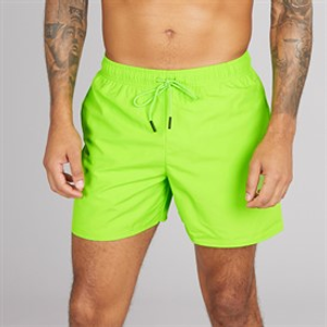Lyle And Scott Vintage Mens Water Reactive Emblem Swim Shorts X804 Vibrant Kiwi