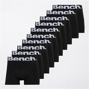 Bench Mens Siano Ten Pack Bamboo Boxers Black