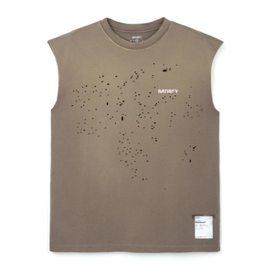 Satisfy Mens MothTech Muscle Tee - SunBleached/Falcon - SS26
