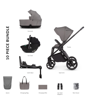 Venicci Claro 2 4in1 (Tiago) Travel System - Fog/Black
