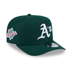 Athletics MLB Evergreen Dark Green 9FIFTY A-Frame Snapback Adjustable Cap
