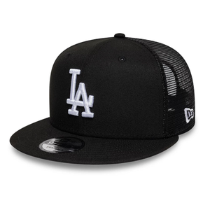 LA Dodgers MLB Evergreen Black 9FIFTY Trucker Adjustable Cap