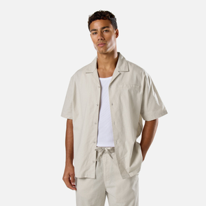 Linen Blend Shirt | Stone