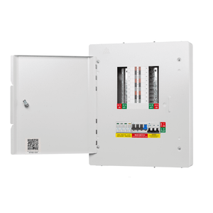WTPN06-125 6Way 3 Phase Distribution Board with 4 Pole 125A Main Switch, Type 2 SPD and a Triple Pole 32A MCB