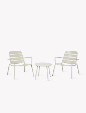 Newbridge Armchair Set - Steel, Clay