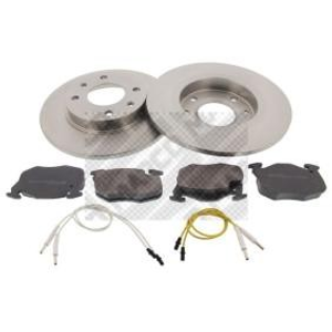 Brake discs and pads set
